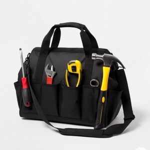 The Heavy Duty Tool Bag is a versatile storage solution for organizing tools wit